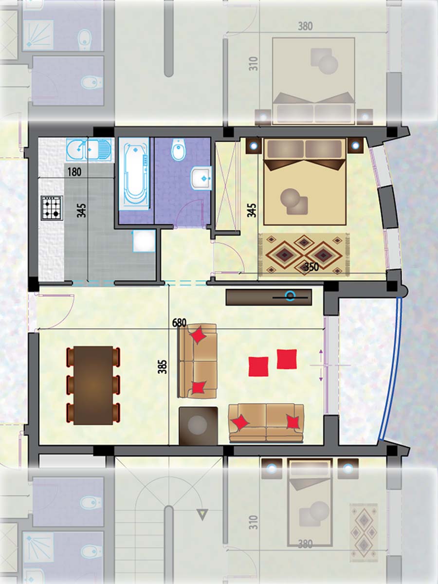 Appartement 1-3