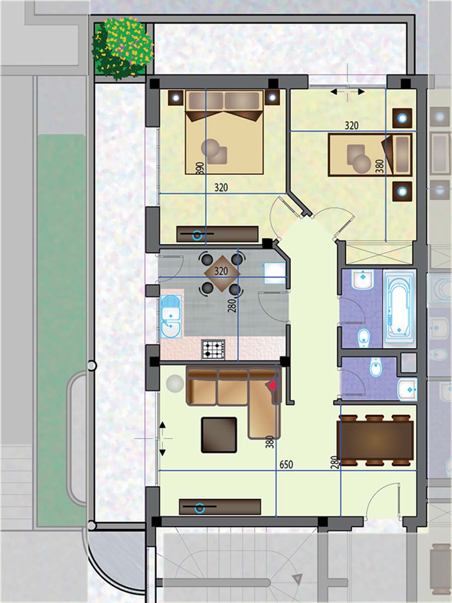 Appartement 2-1